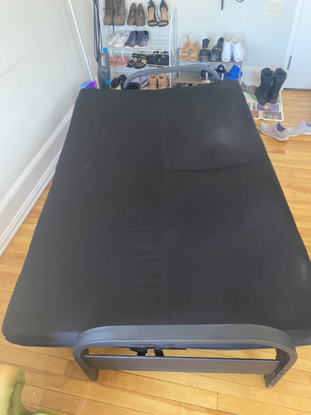 Black Futon Sofa Bed - photo 2