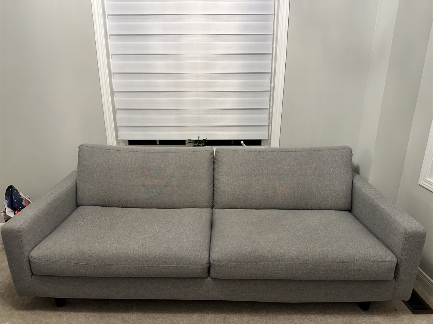 Grey Fabric Armchair and Sofa Set