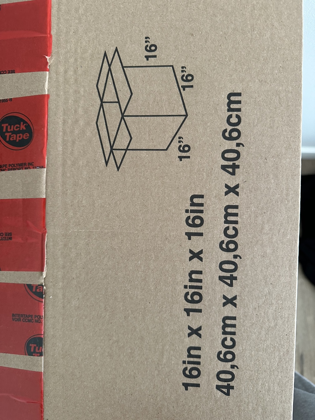 Moving Boxes - Stack of 16" x 16" x 16" Cardboard Boxes - photo 2