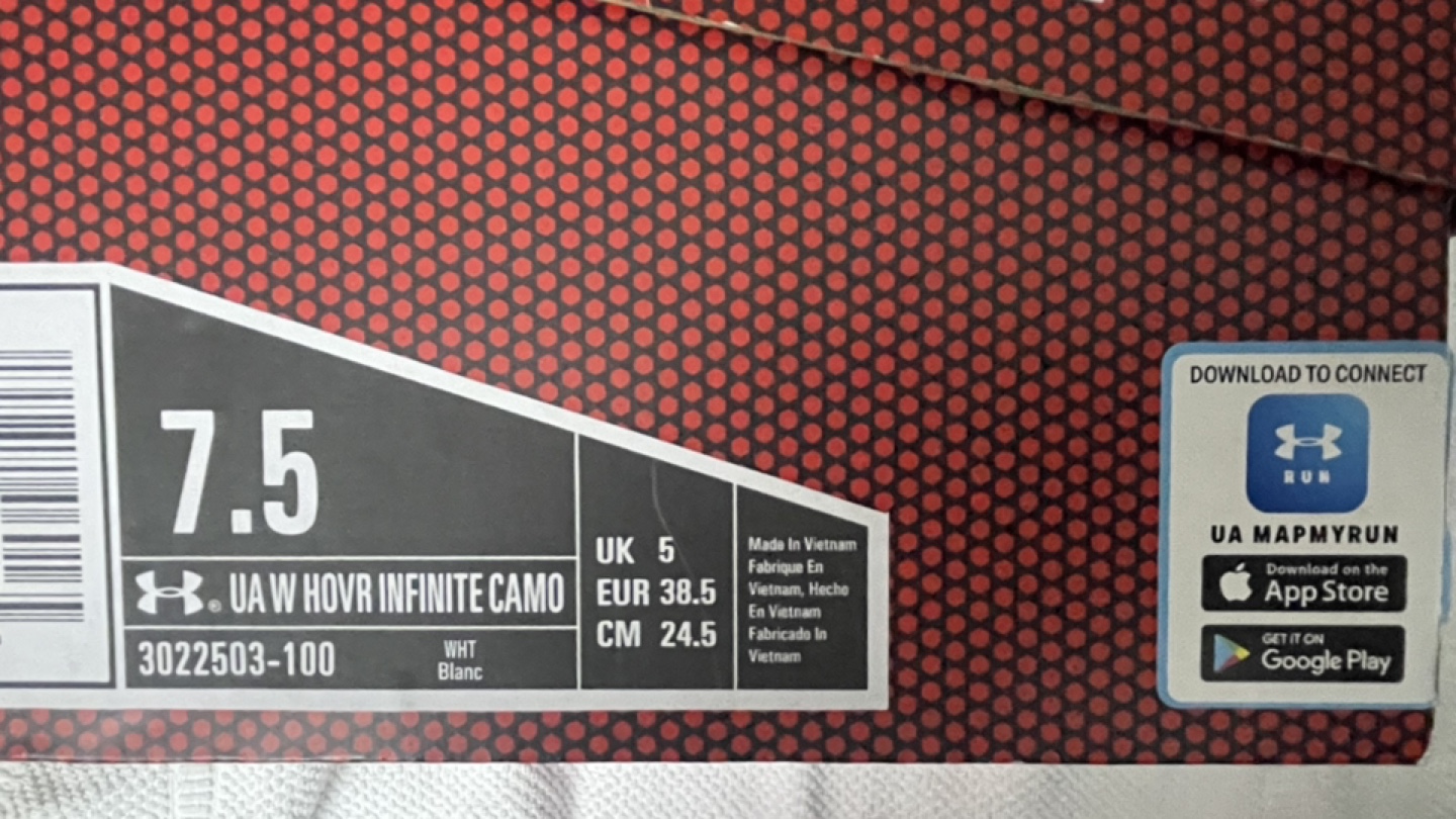 Under Armour Hovr Infinite Camo Running Shoes - Women's Size 7.5 - photo 5