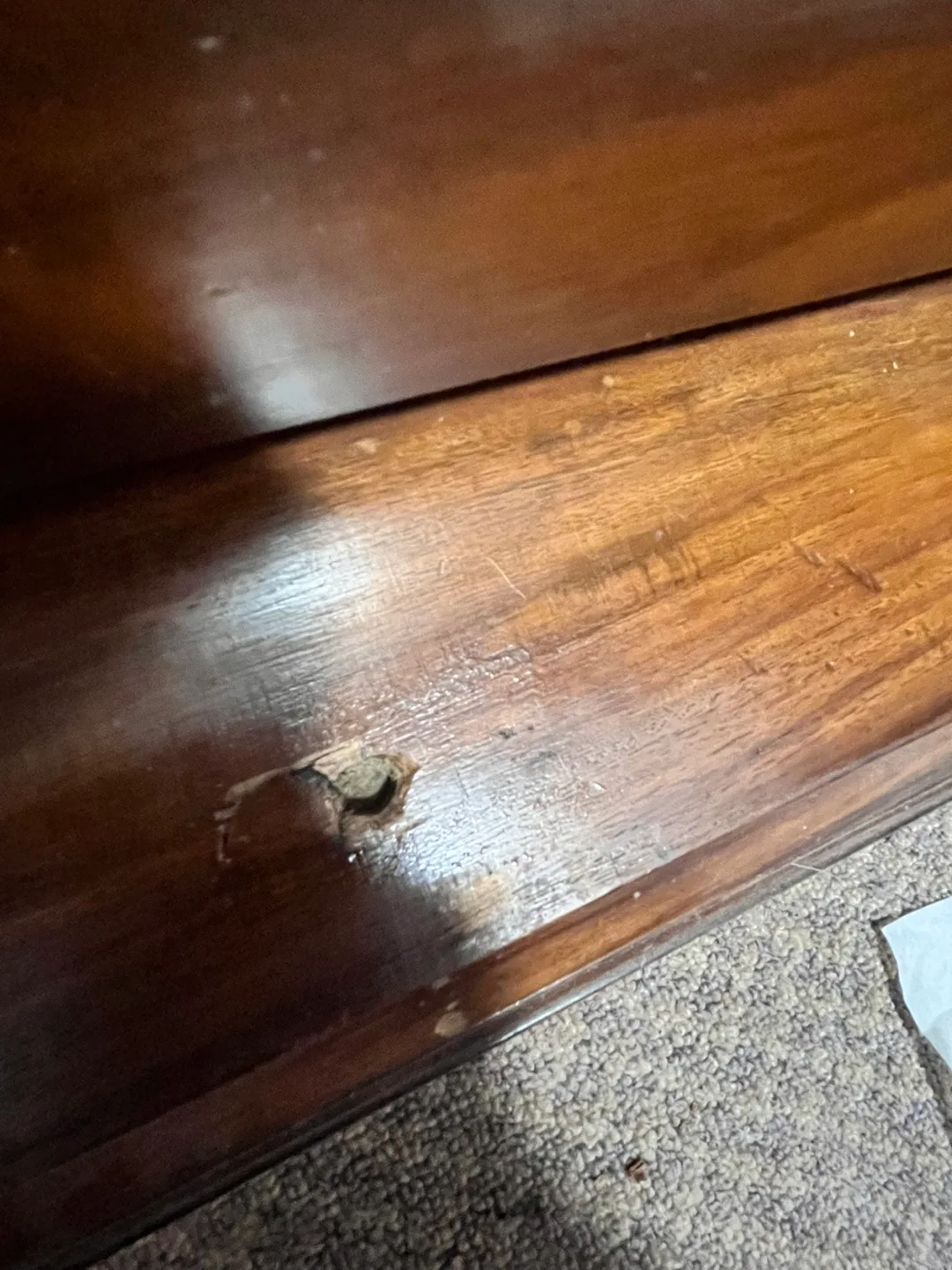 Antique Rosewood Bar Cabinet image indicator(9)