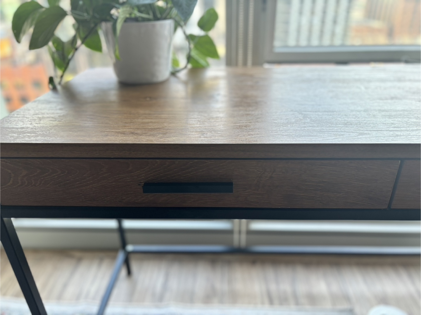 Modern Two-Drawer Writing Desk - photo 2