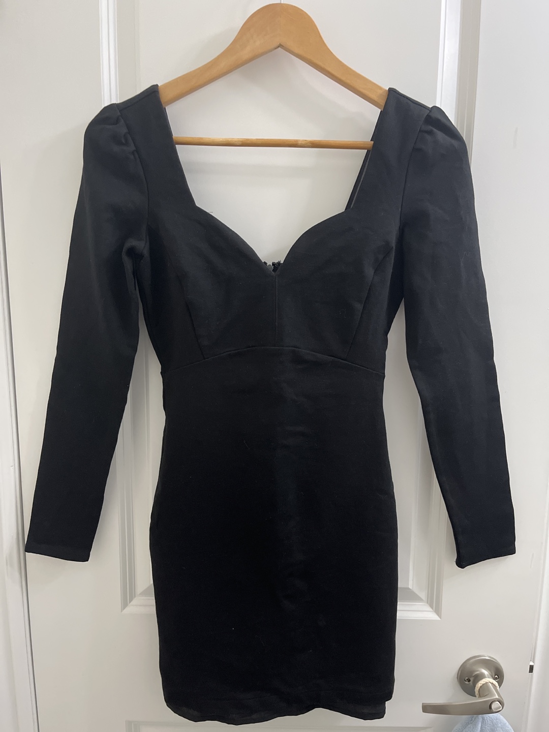 Talula Black Long Sleeve Mini Dress