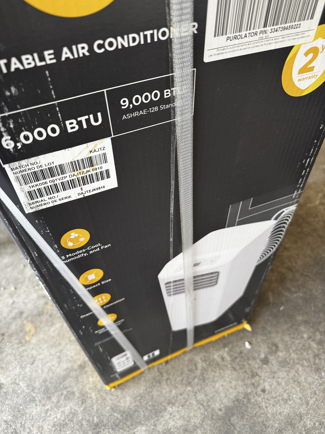 BNIB!! Hisense 9000 BTU Portable Air Conditioner