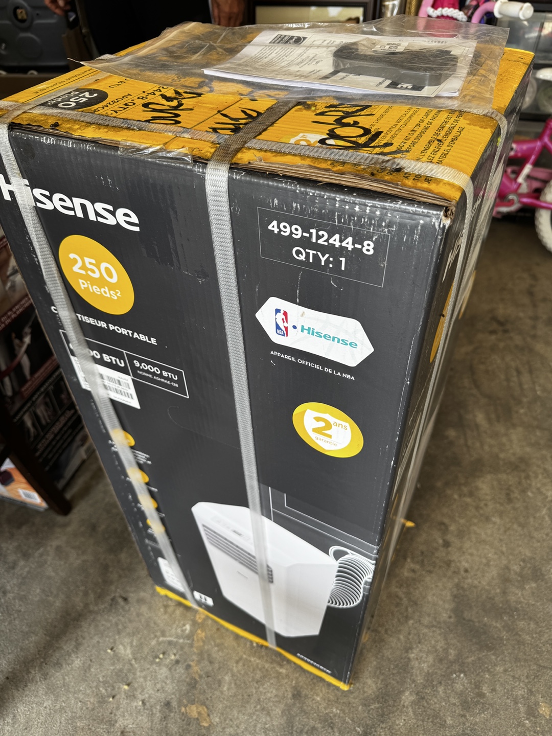 BNIB!! Hisense 9000 BTU Portable Air Conditioner - photo 2