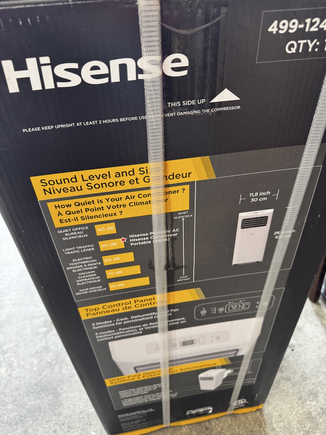 BNIB!! Hisense 9000 BTU Portable Air Conditioner - photo 3
