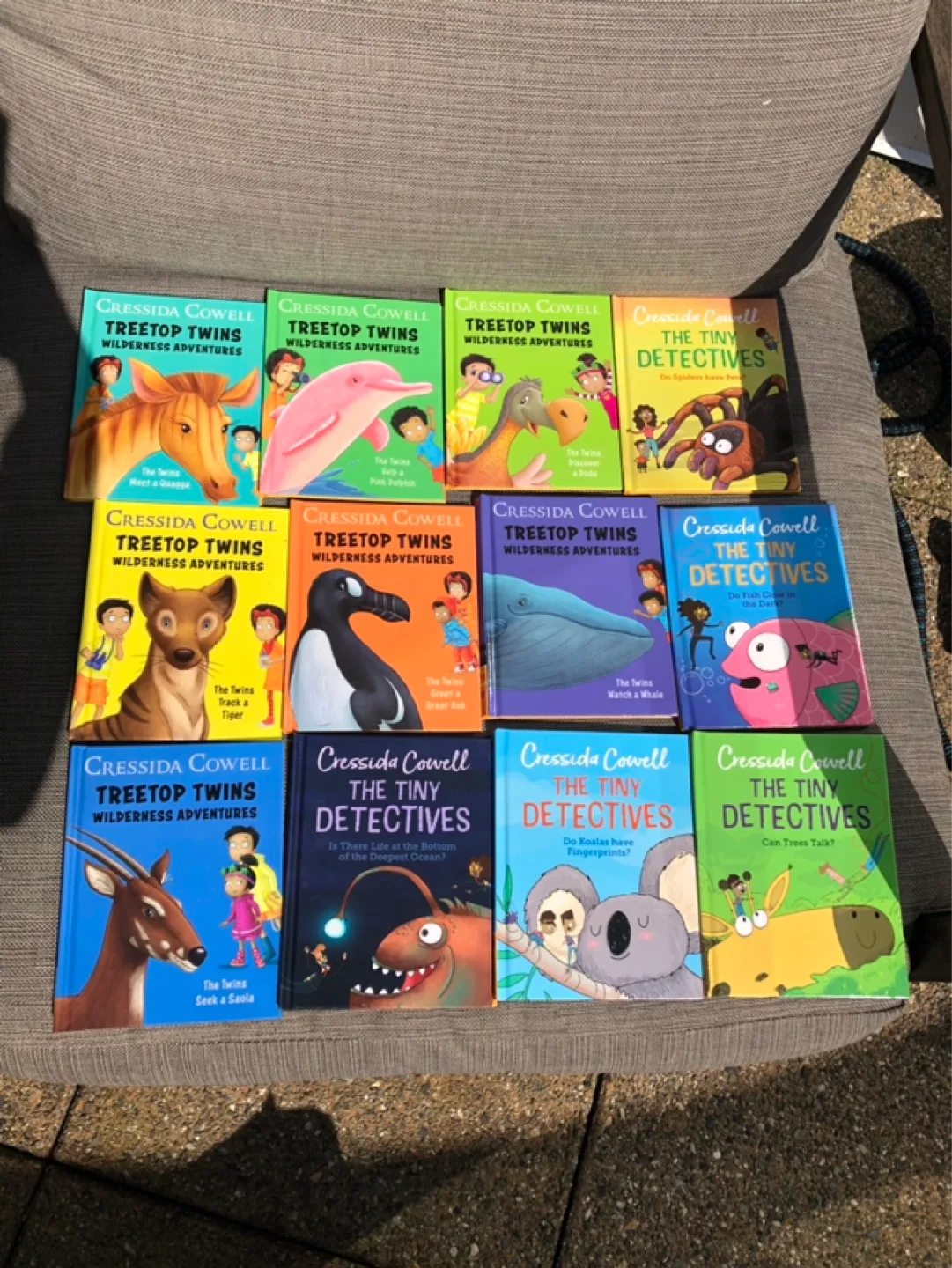 Lot of 12 Cressida Cowell Treetop Twins & Tiny Detectives Books thumbnail