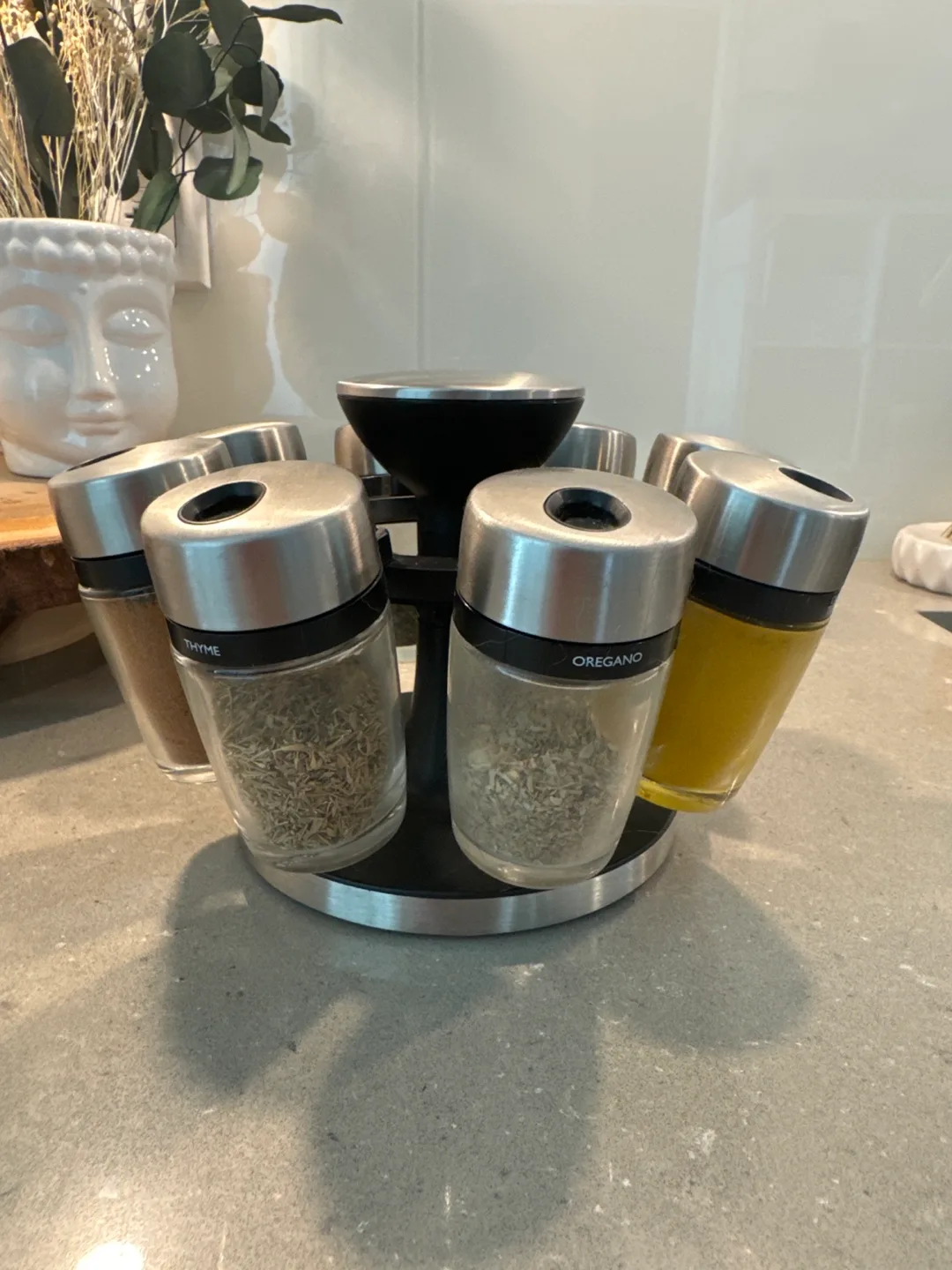 Cole & Mason Spice Rack with Eight Jars thumbnail