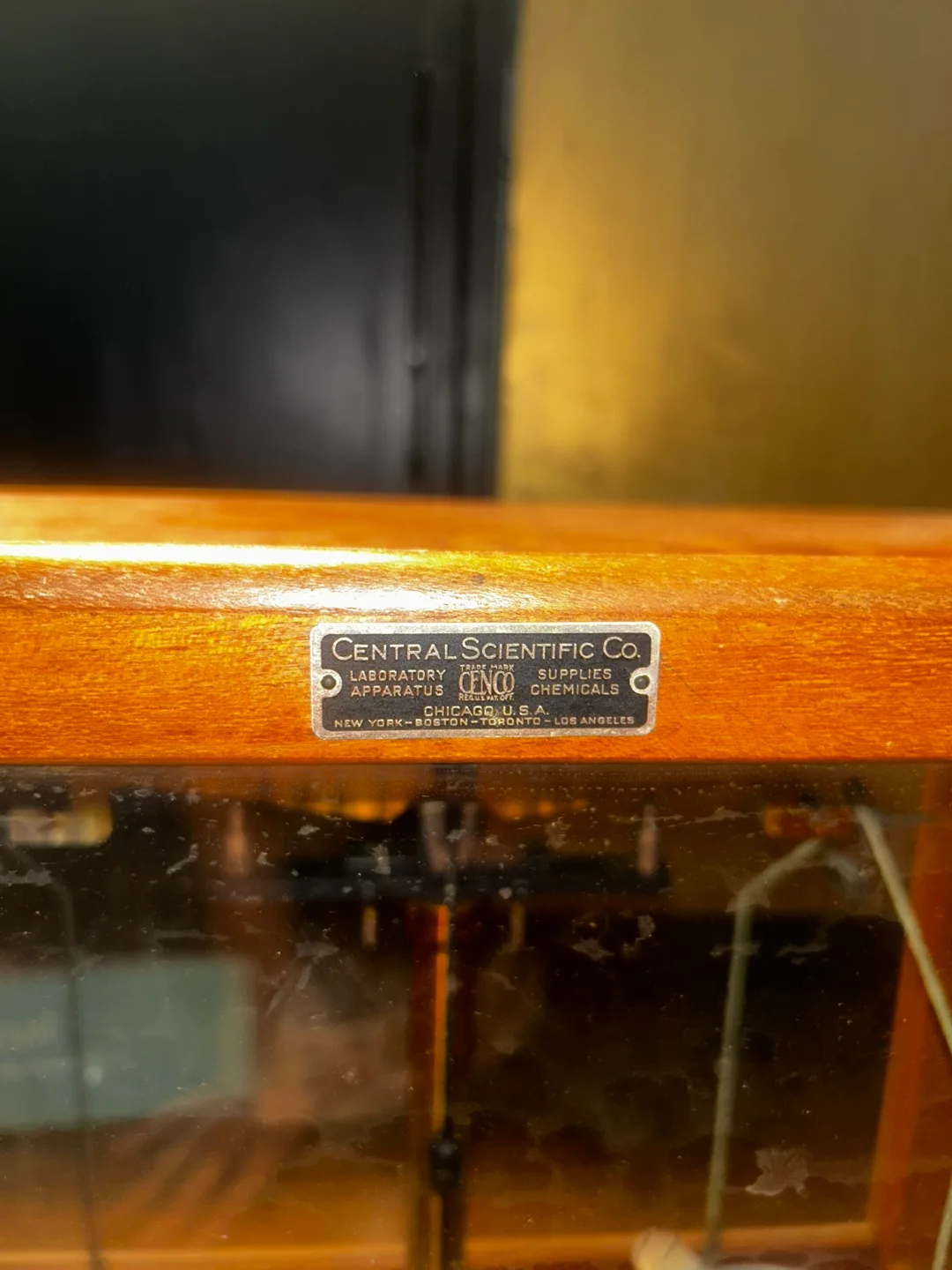 Vintage Central Scientific Company Mid Century Apothecary Scale image indicator(2)