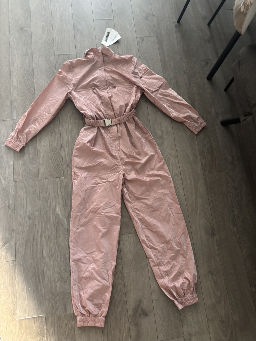 Guess Pink Utility Jumpsuit