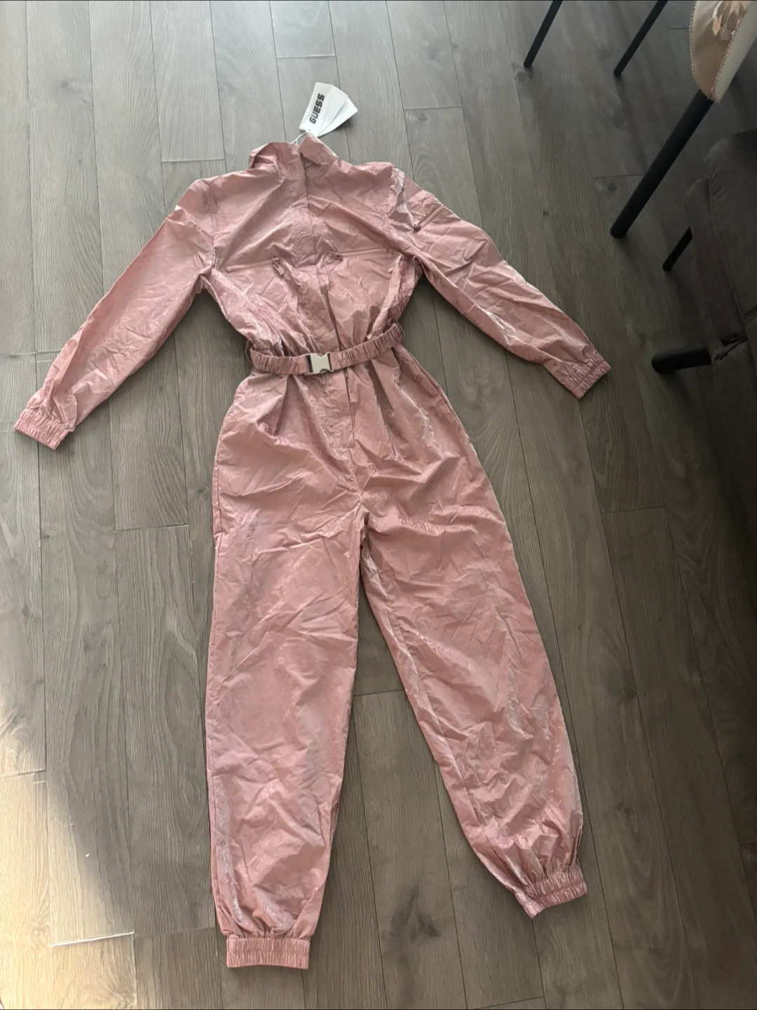 Guess Pink Utility Jumpsuit thumbnail