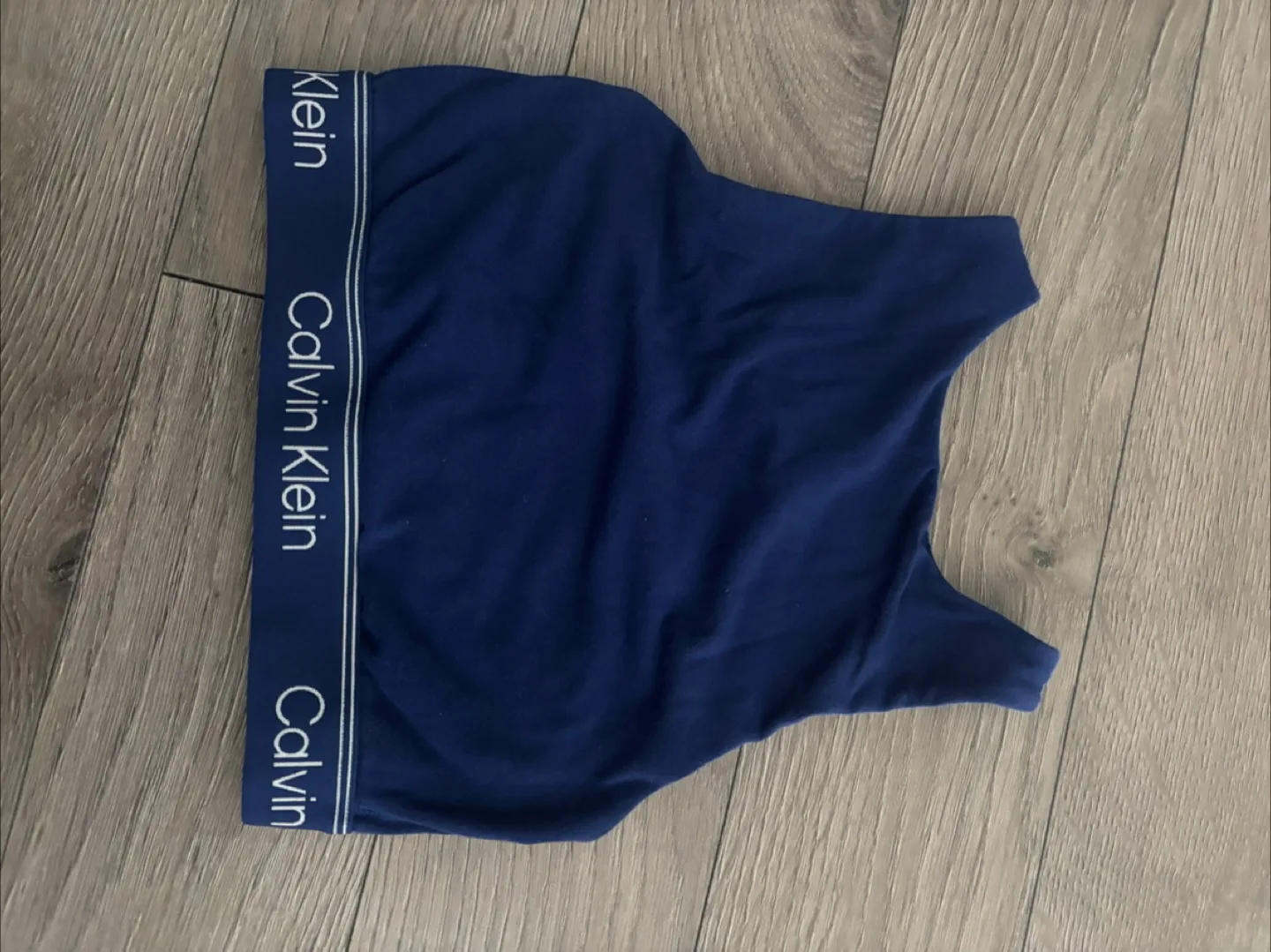 Calvin Klein Navy Blue Sports Bra - XS thumbnail