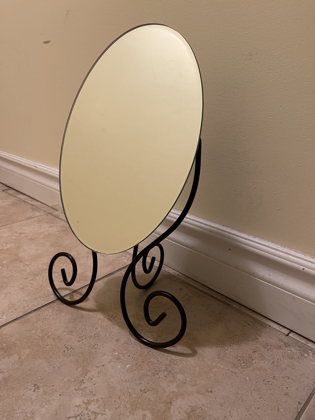 IKEA MYKEN Oval Mirror with Stand - photo 4
