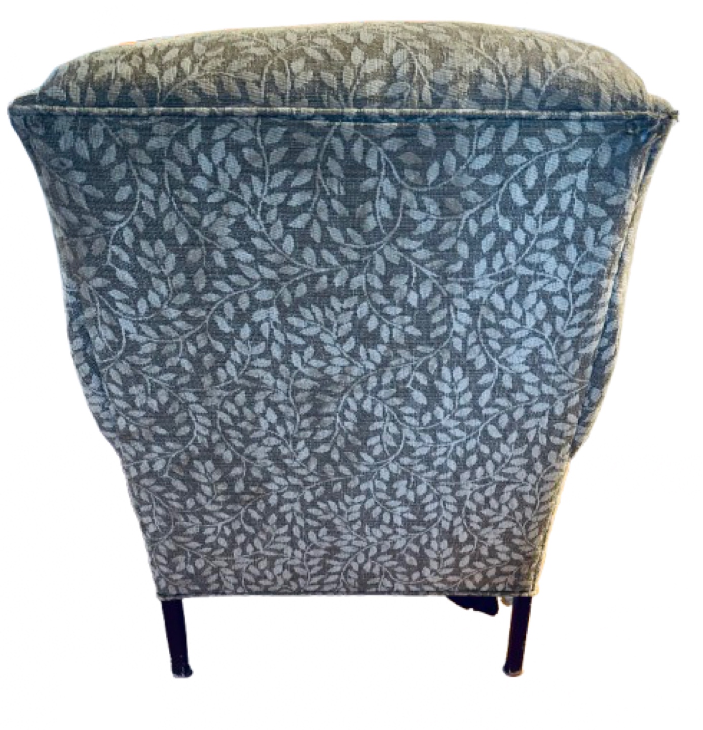 FINAL DAY! Wingback armchair, Beige leaf pattern - photo 3