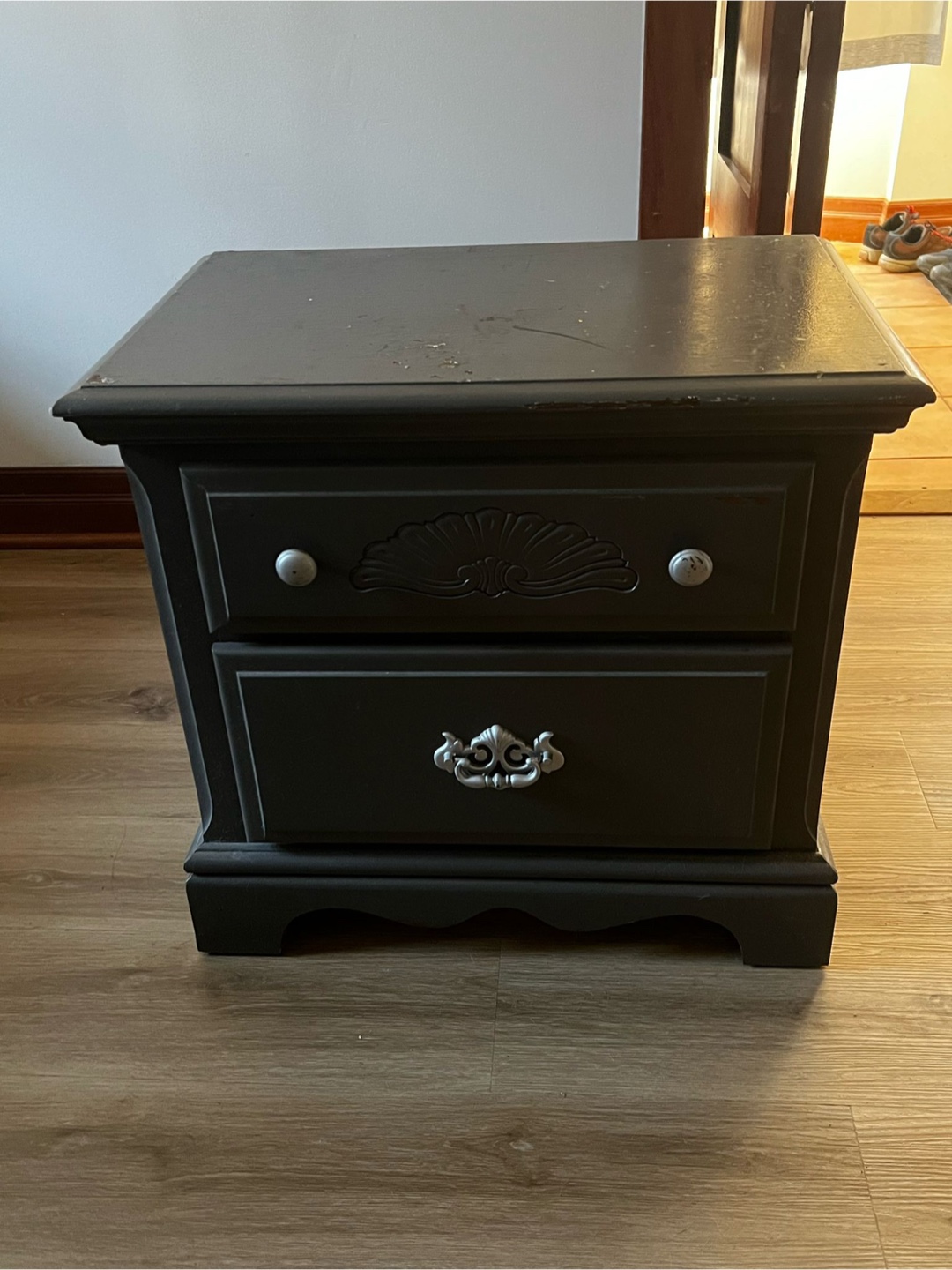 Dark Grey Wooden Bedroom Set - photo 3