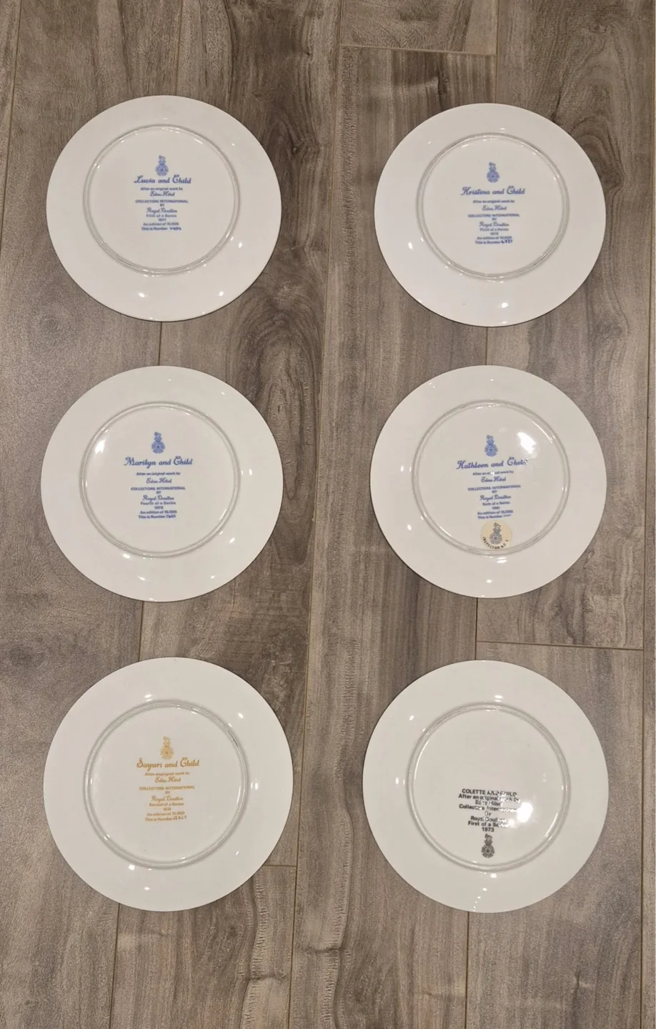 Royal Doulton Collector Plates - Mothers and Child image indicator(2)