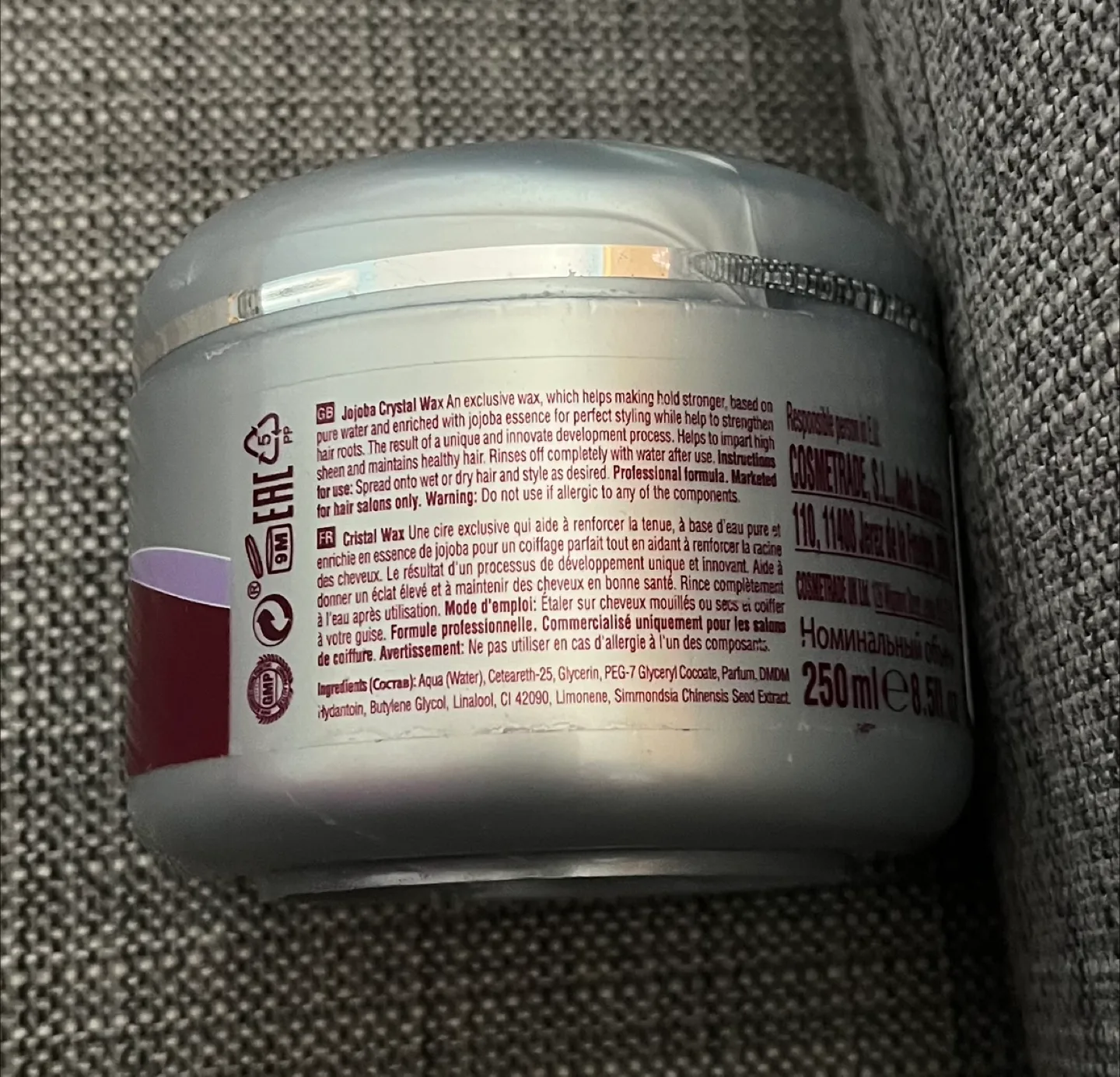 Mon Platin Design Jojoba Crystal Wax 8.5 oz image indicator(2)