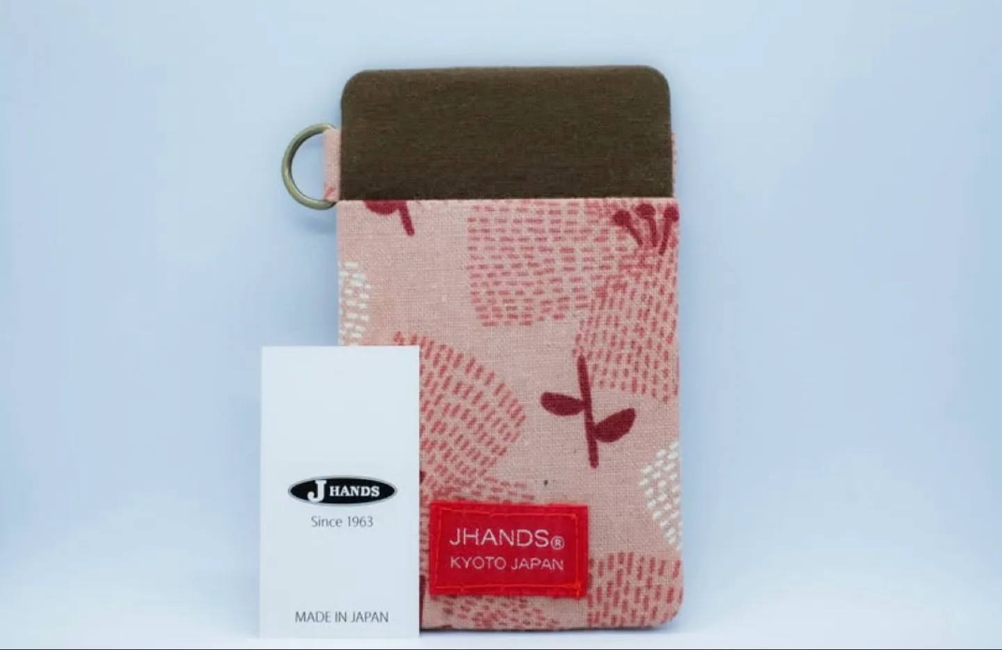 J-Hands Pink Floral Card Holder thumbnail