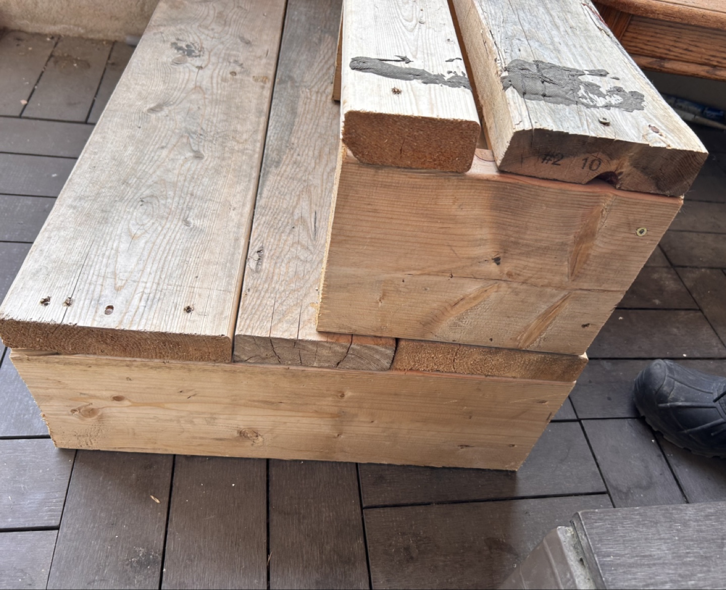 Handmade Wooden Bench - photo 3
