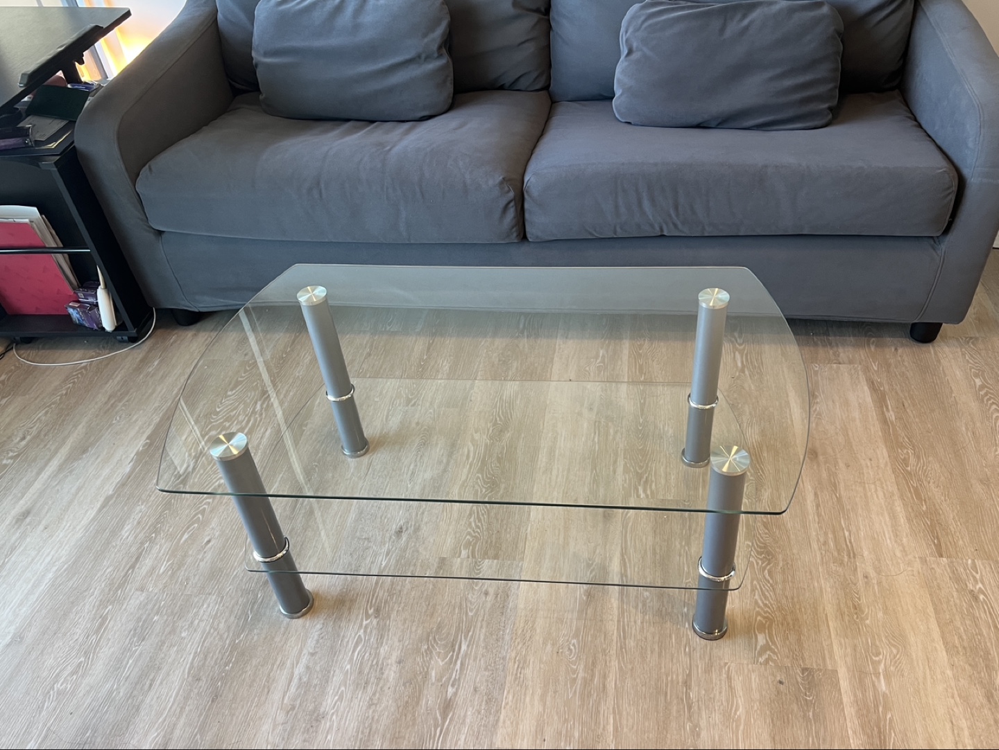 Modern Glass Coffee Table / Couch Table - photo 3