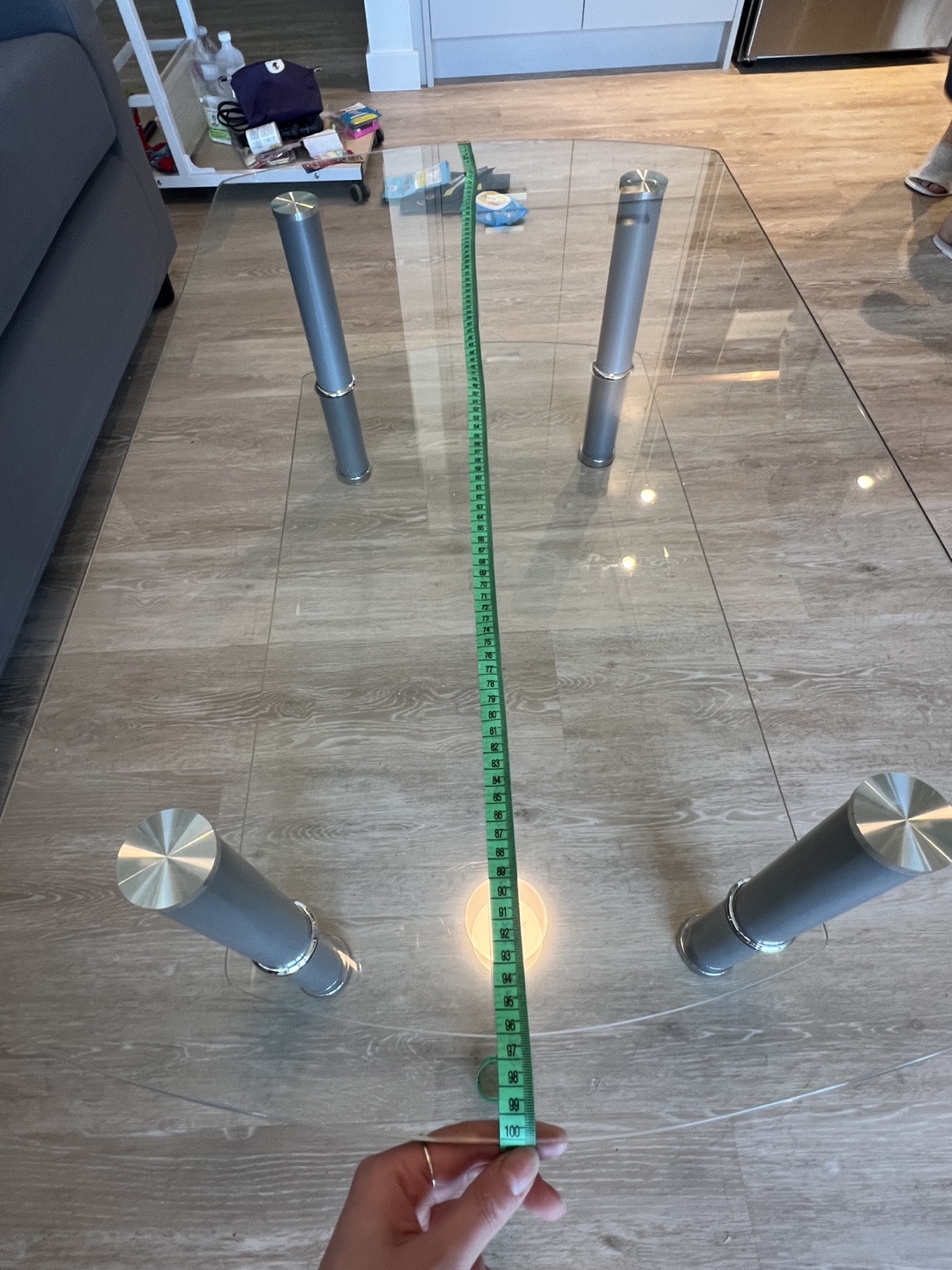 Modern Glass Coffee Table / Couch Table - photo 5
