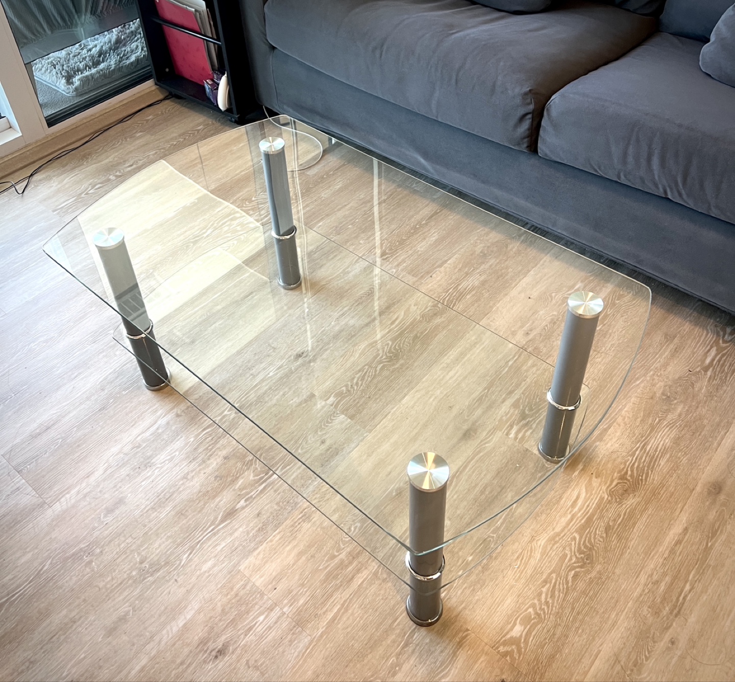 Modern Glass Coffee Table / Couch Table - photo 2