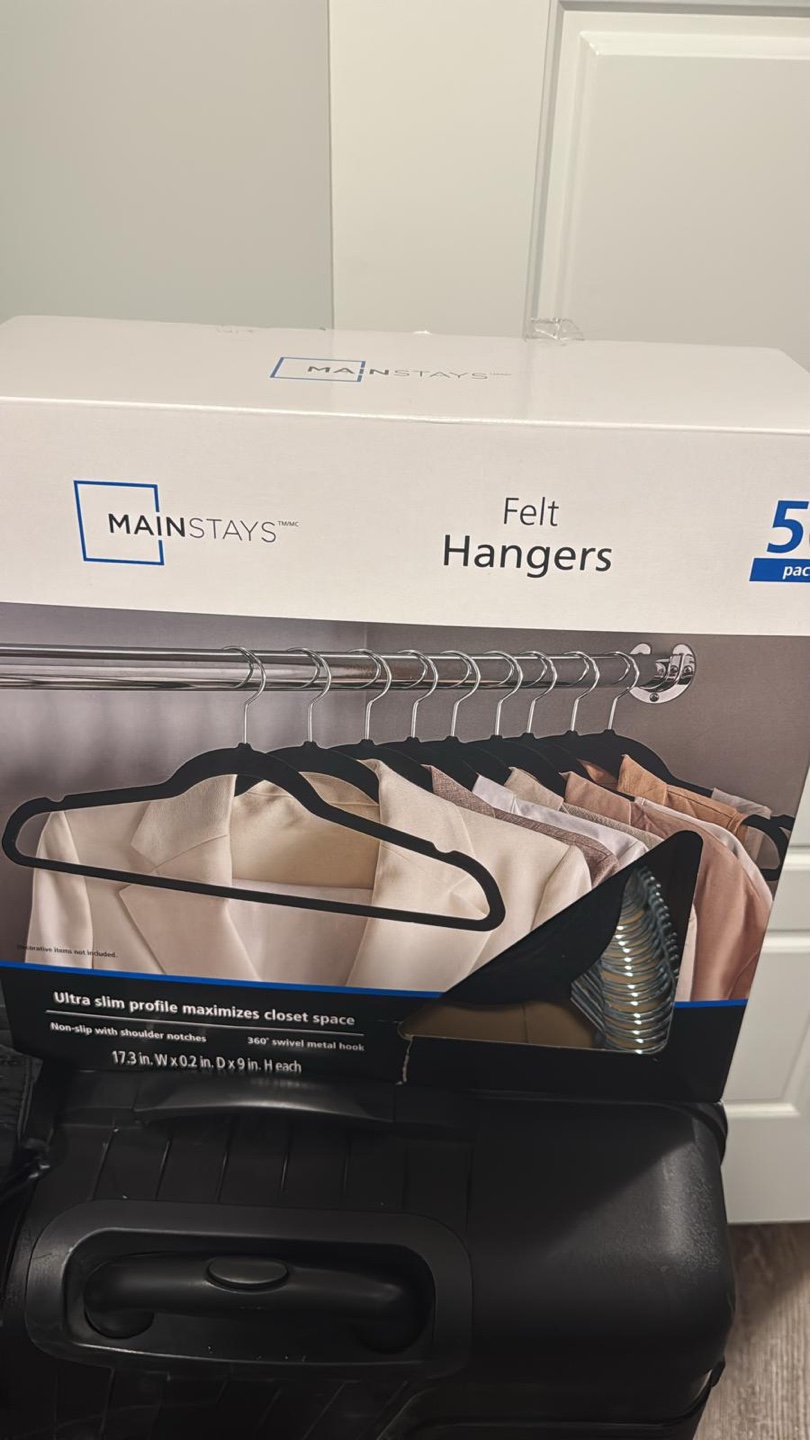 Closet Organization Bundle: Pants Hanger & Felt Hangers