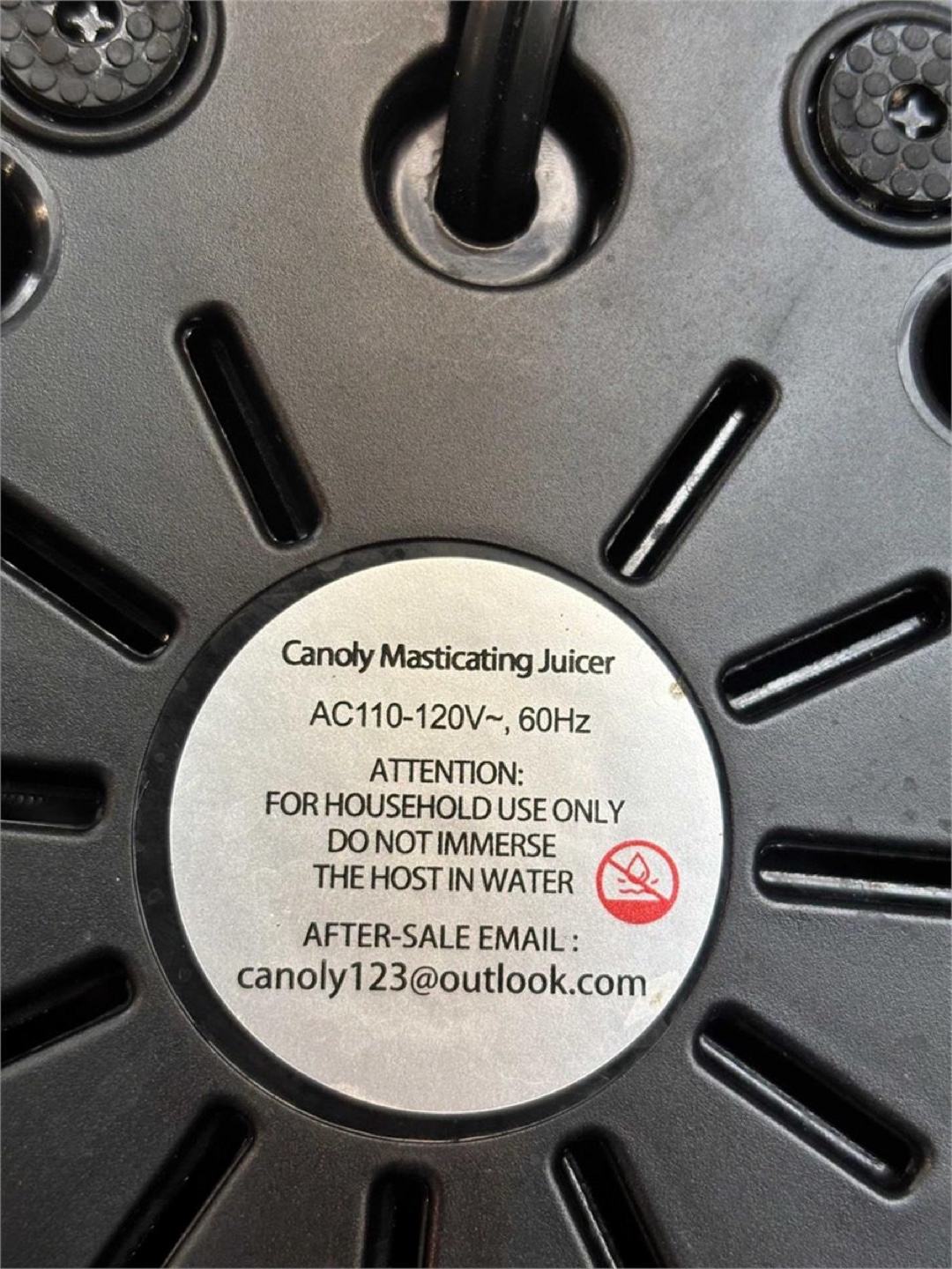 Canoly Masticating Juicer - open Box - photo 5