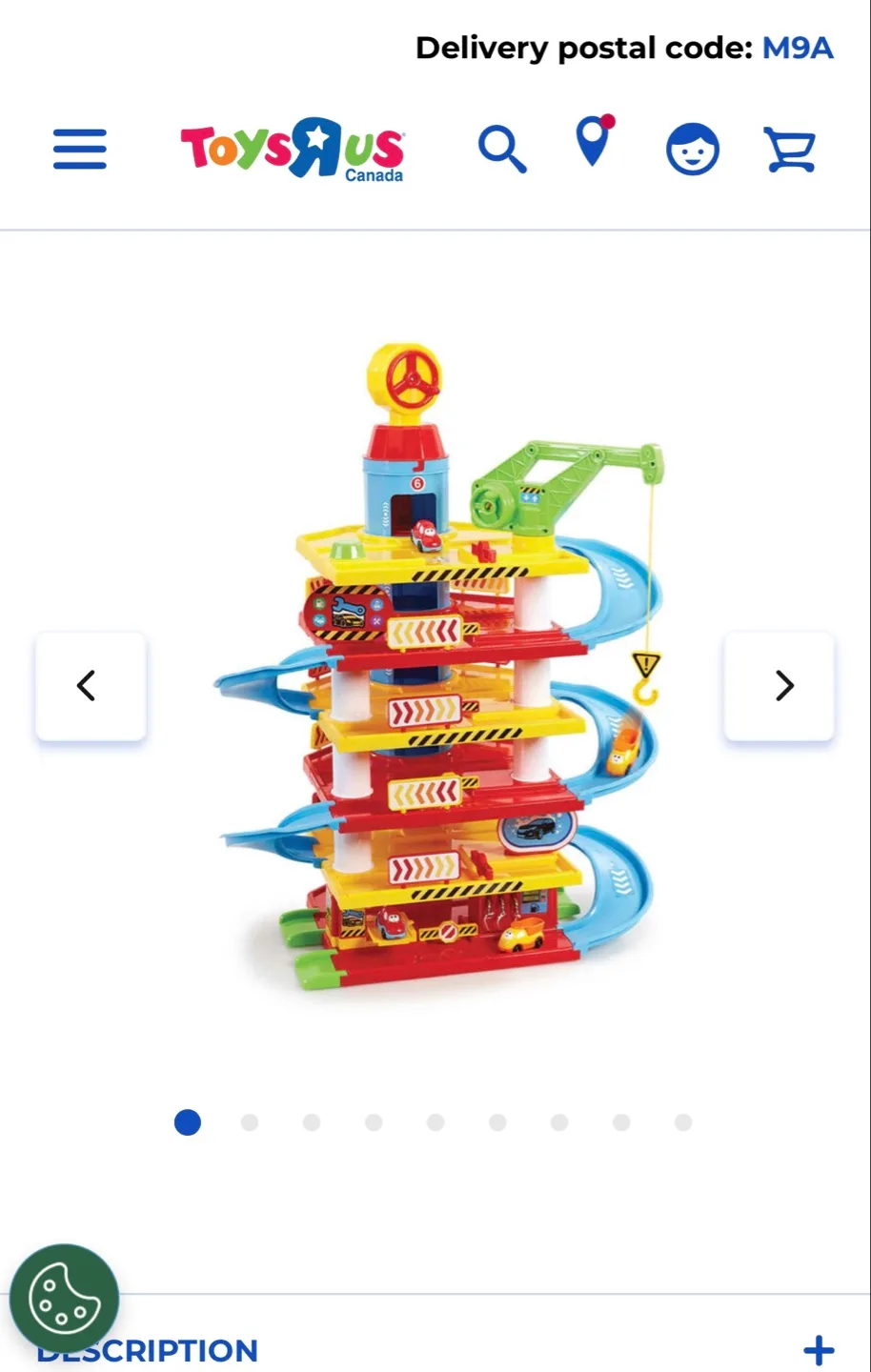Toysrus Multi-Level Parking Garage Playset thumbnail