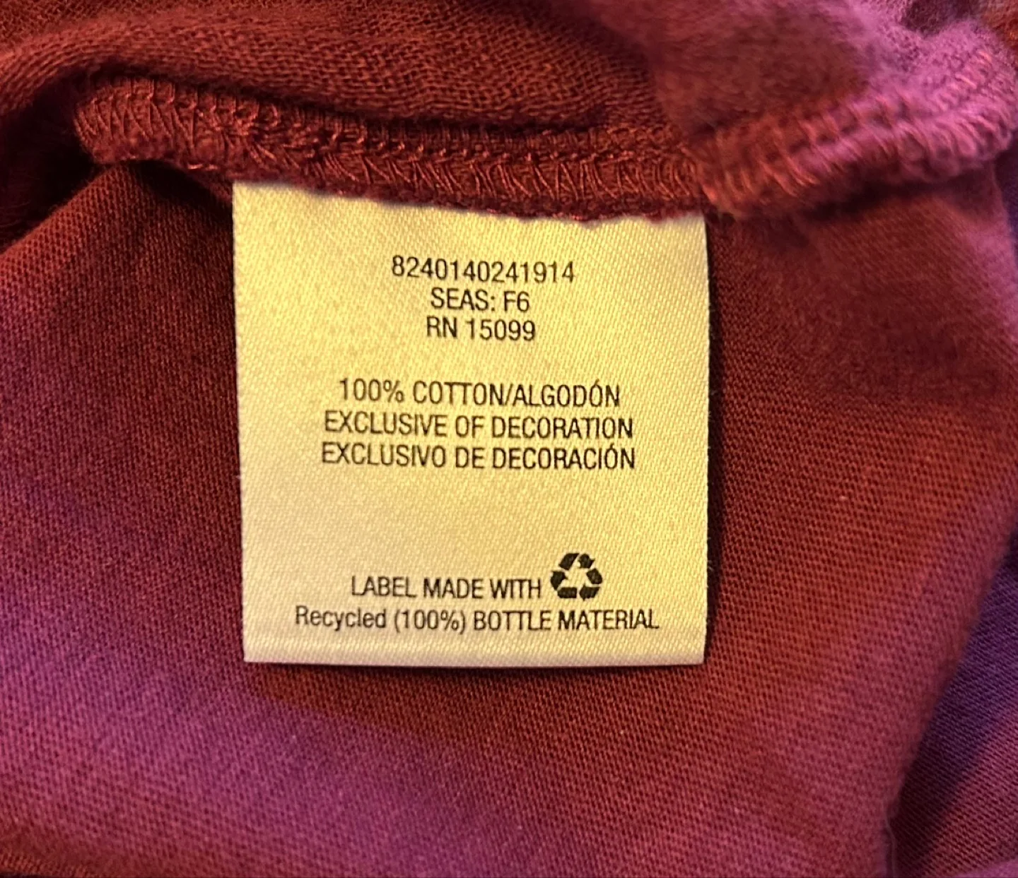 ✨✨Canyon River Blues Women's Maroon Top Size M image indicator(5)