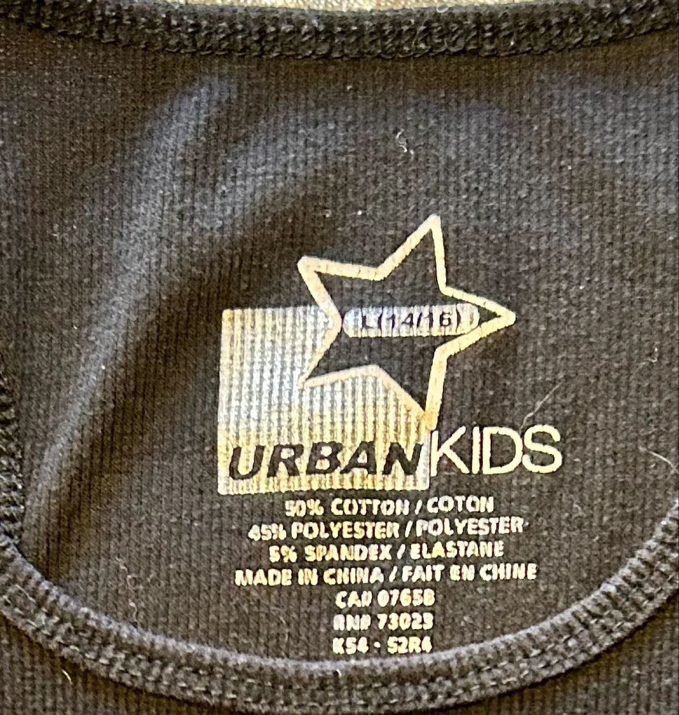 ✨✨Urban Kids girls black tank top size L(14/16) image indicator(3)
