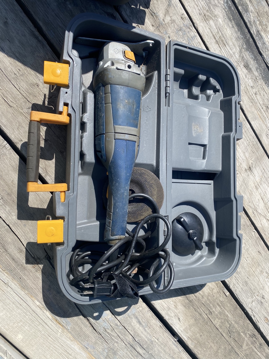 5" Heavy-Duty Angle Grinder with Case