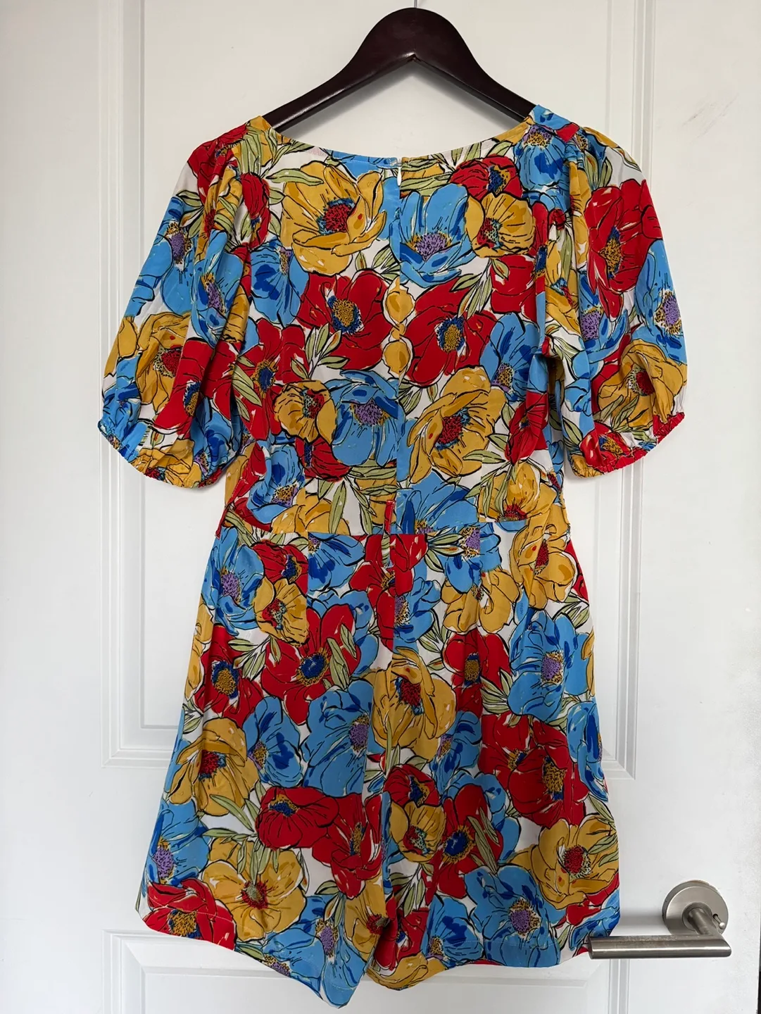 Neon Rose Floral Romper - Size M image indicator(4)