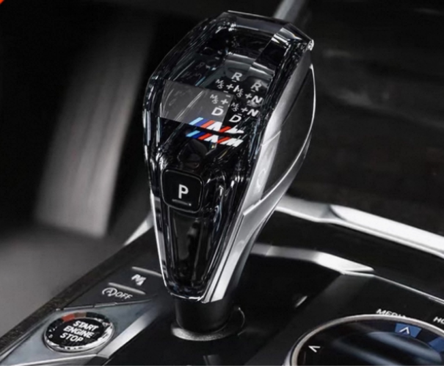 BMW Crystal Gear Shift Knob with iDrive Controller - photo 2