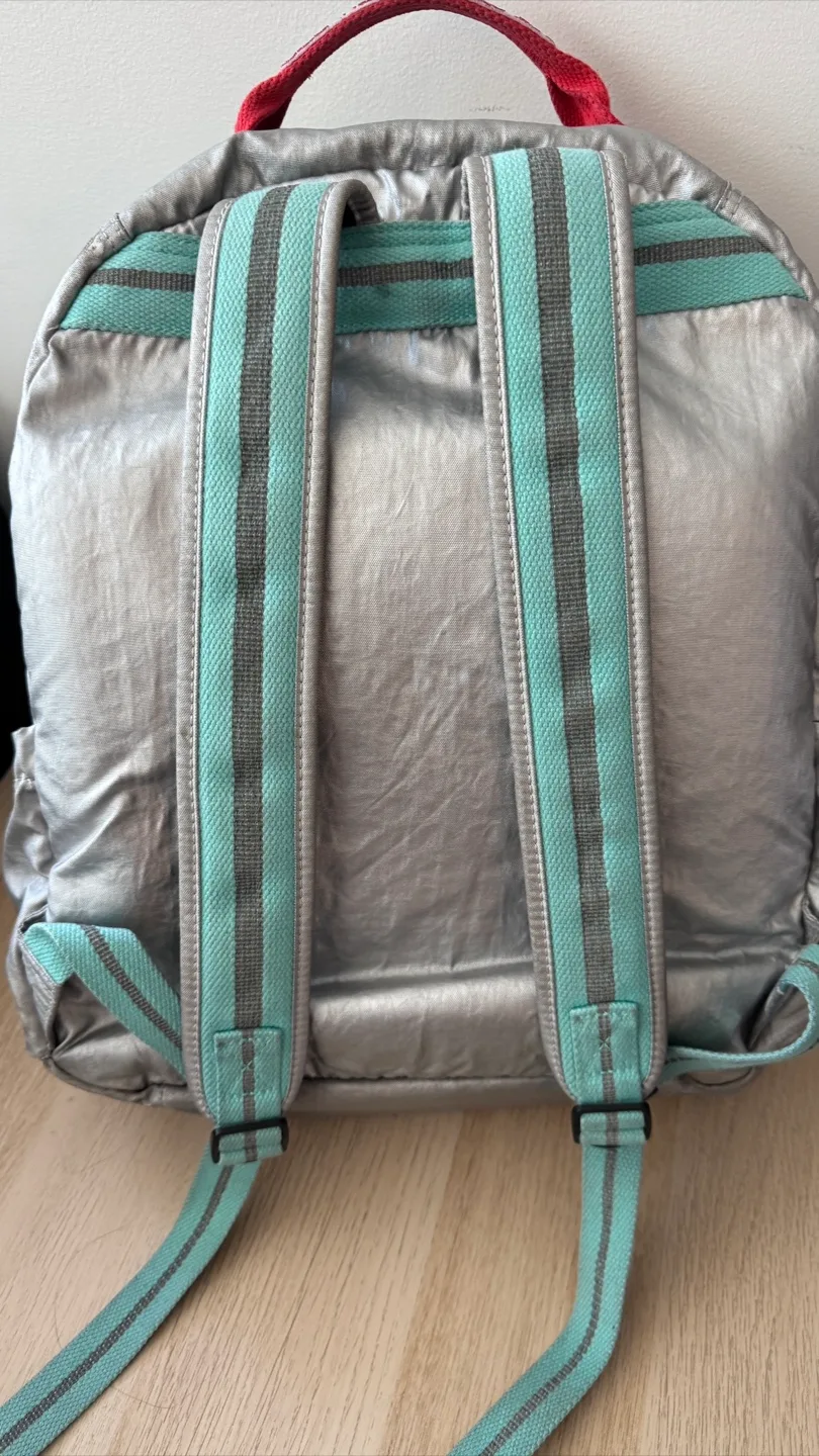 Kipling Girl's Backpack - Silver Graffiti Print image indicator(3)