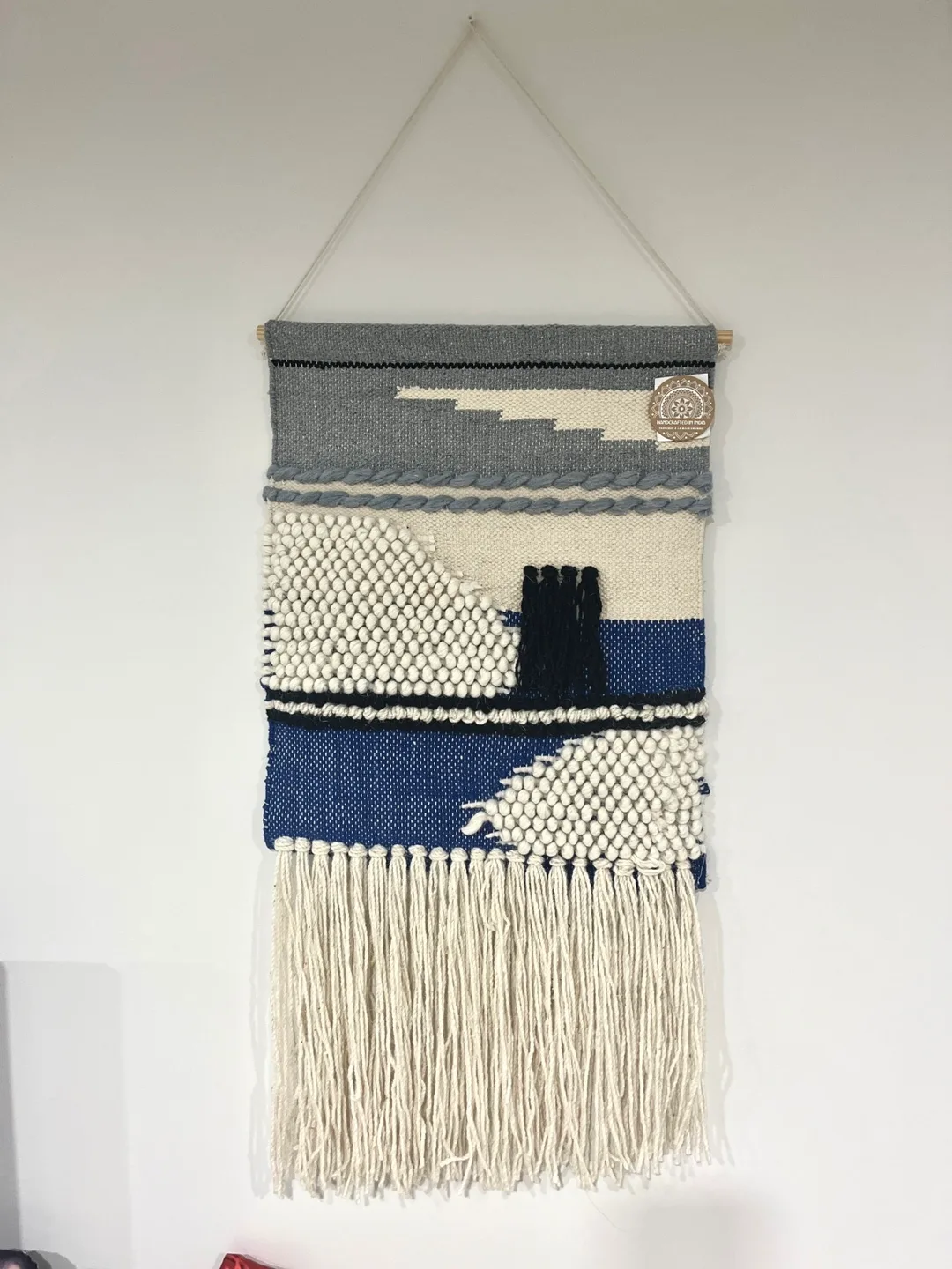 98% new🌈Handwoven Wall Hanging - Abstract Design thumbnail