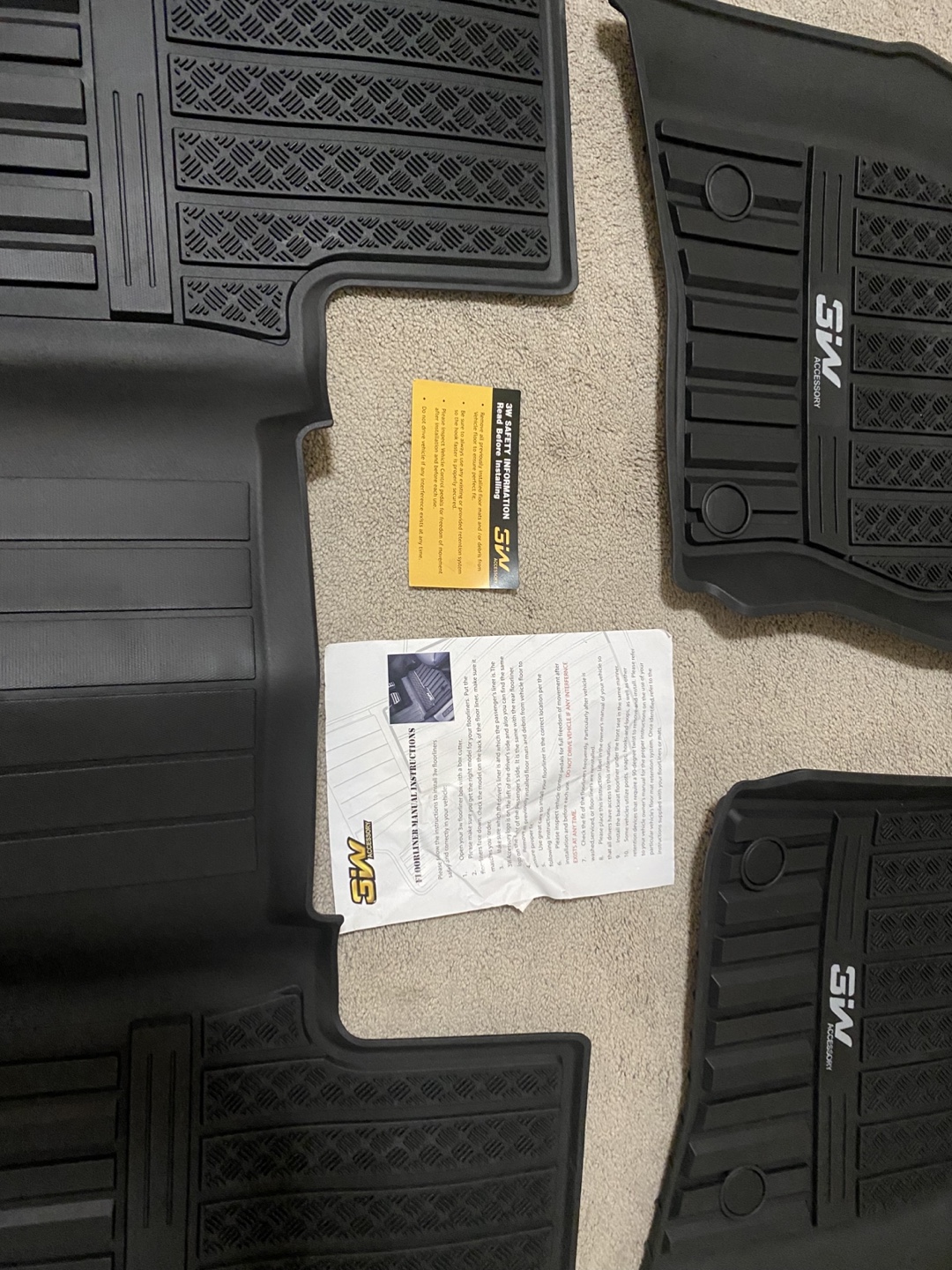 Floor Mats - 4-Piece Set for rang rover - photo 2
