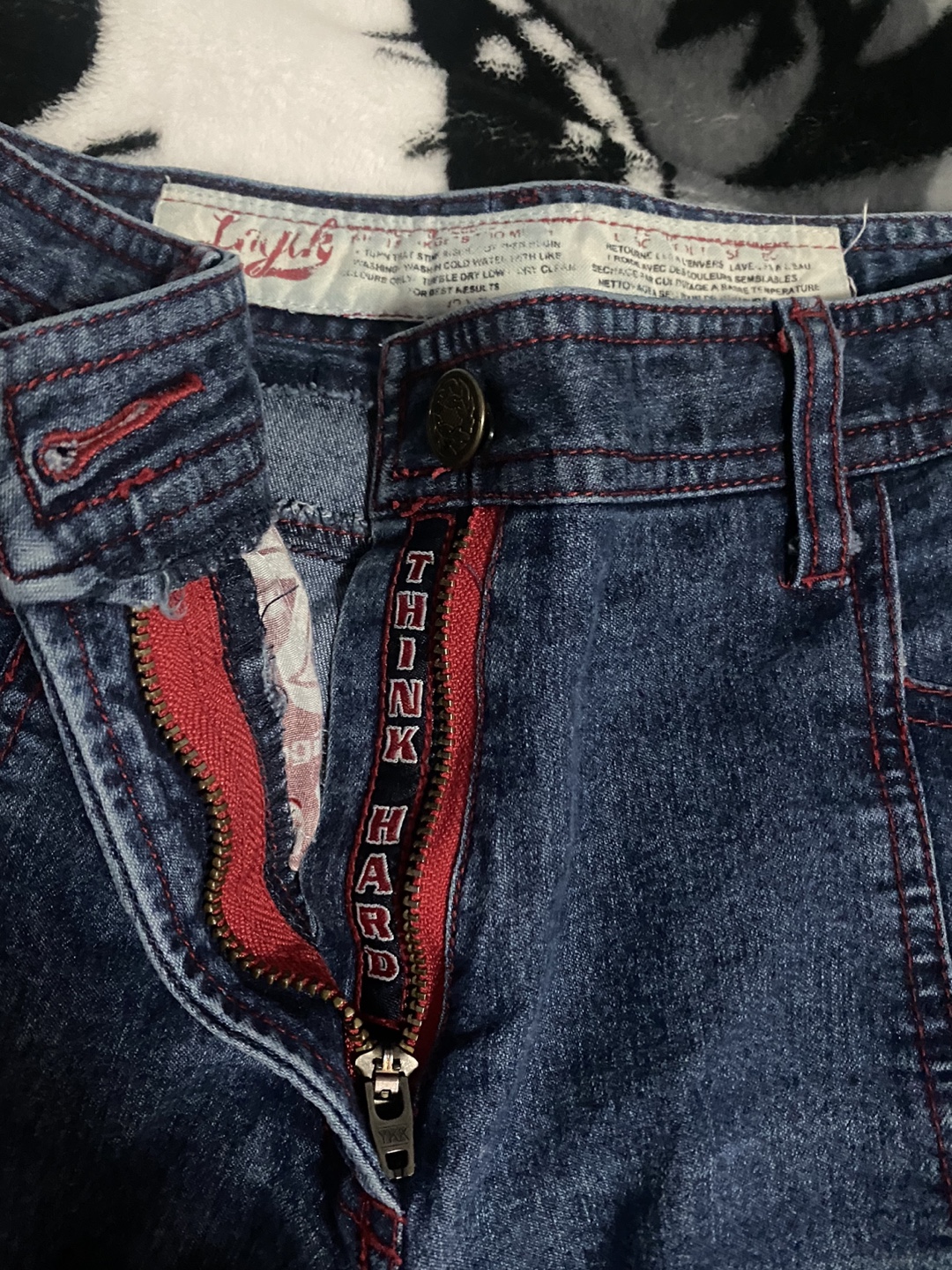 vintage y2k baggy jeans - photo 3