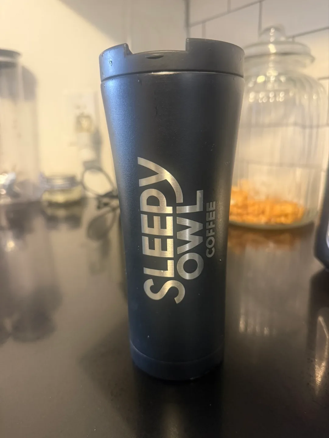 Sleepy Owl Coffee Travel Mug 💚 image indicator(2)