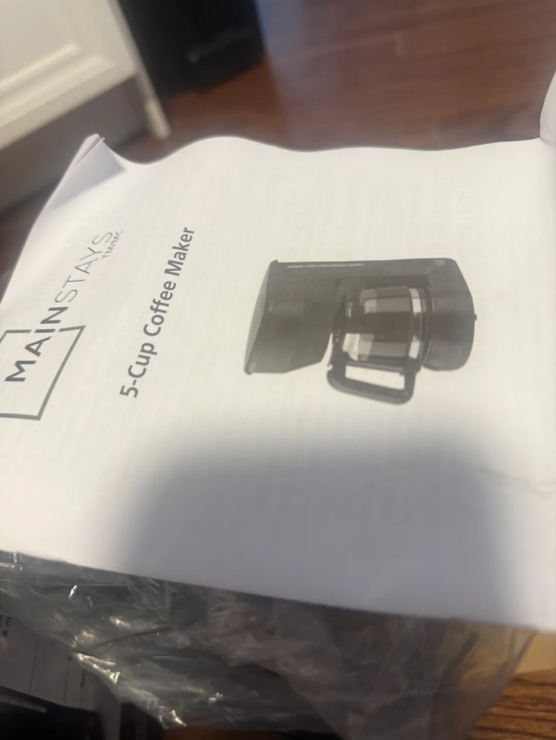 Mainstays 5-Cup Coffee Maker - Brand New image indicator(4)