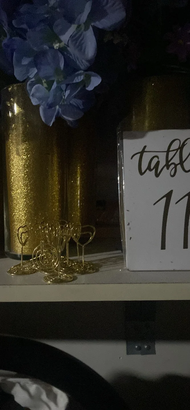 Vase with table number/holder🥕🥕🥕 image indicator(2)