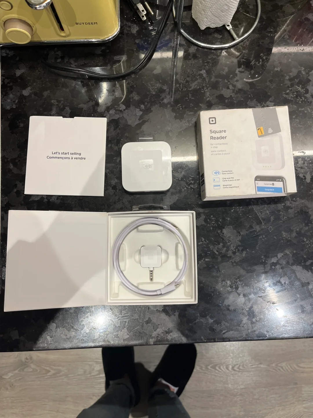 Square Reader for contactless, chip and magstripe payments thumbnail