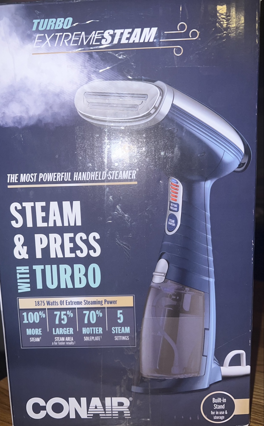 Conair Turbo ExtremeSteam Handheld Garment Steamer