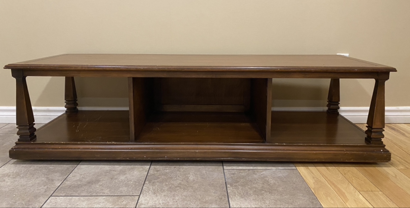Vintage Long Coffee Table / TV Stand (CAN DELIVER)