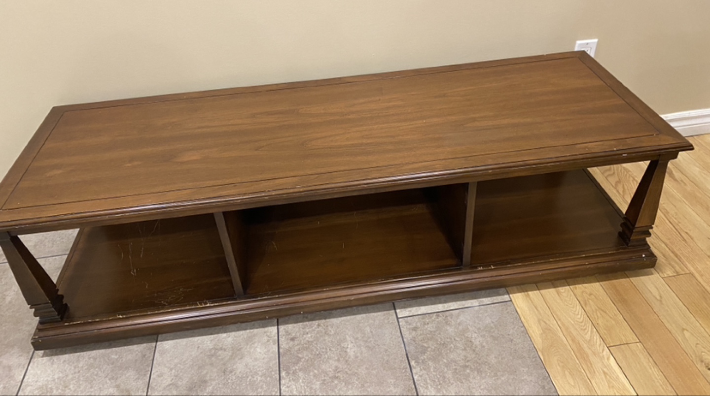 Vintage Long Coffee Table / TV Stand (CAN DELIVER) - photo 5