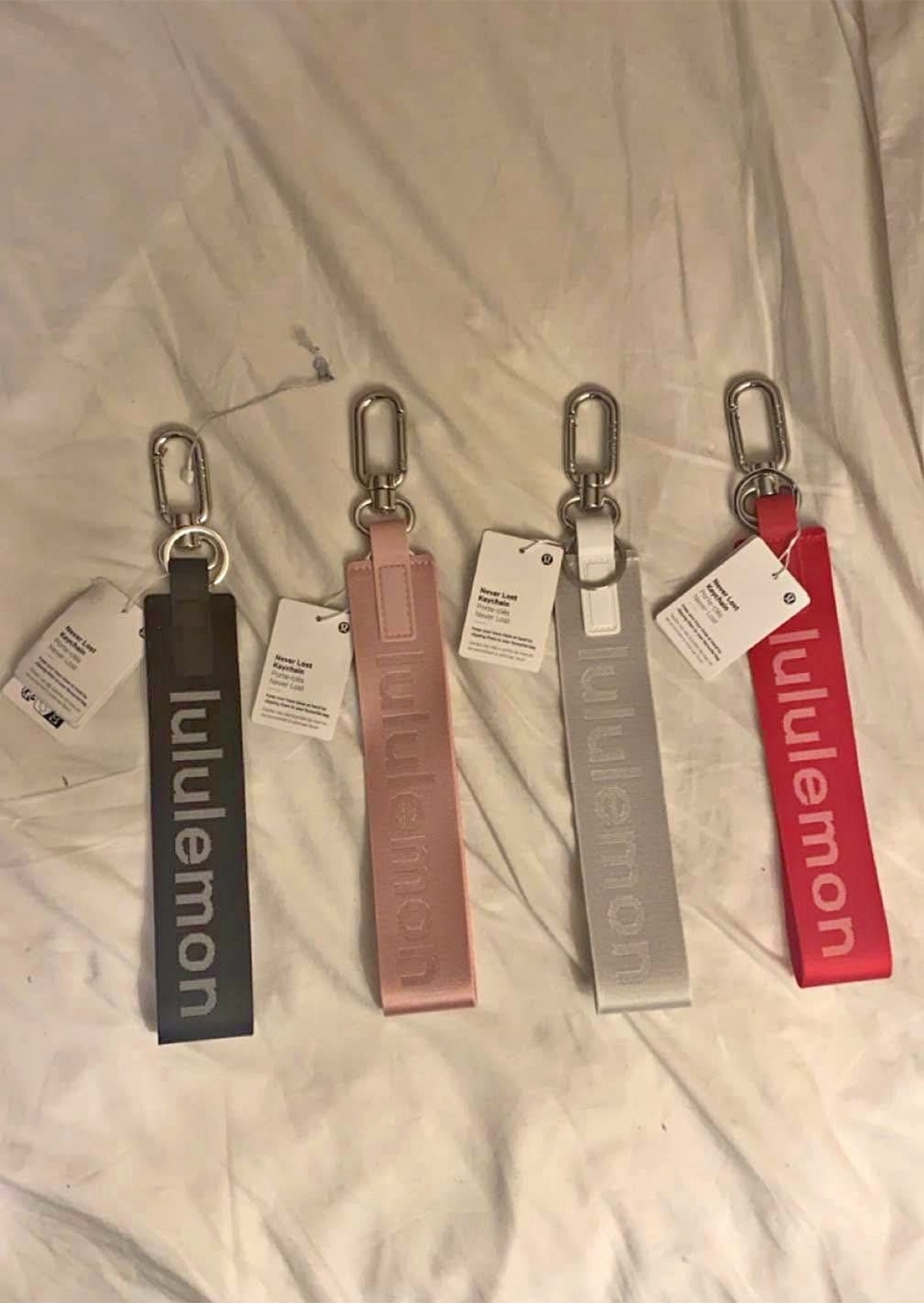 Lululemon Never Lost Keychain