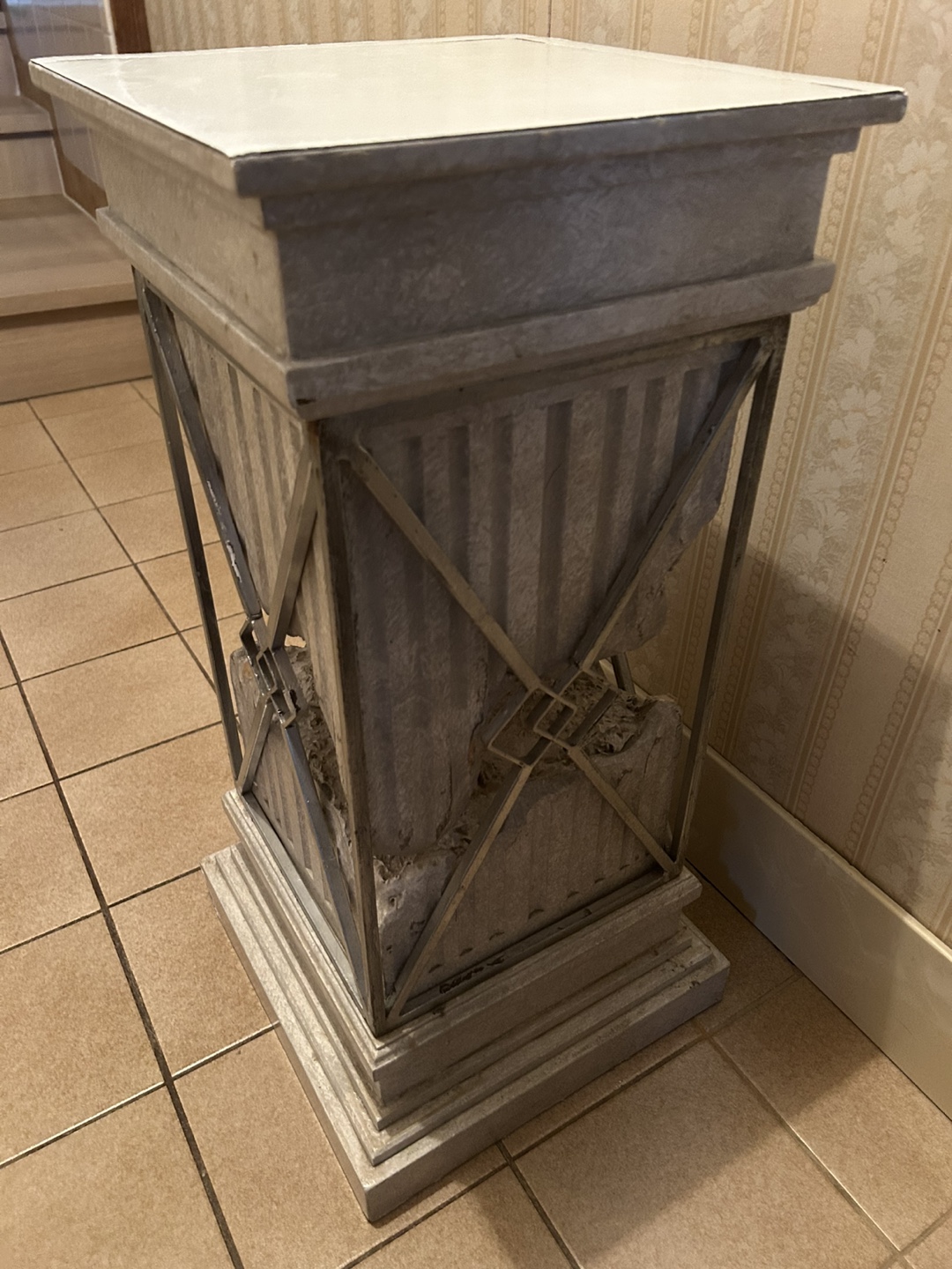 Unique Stone Pedestal Table - photo 2