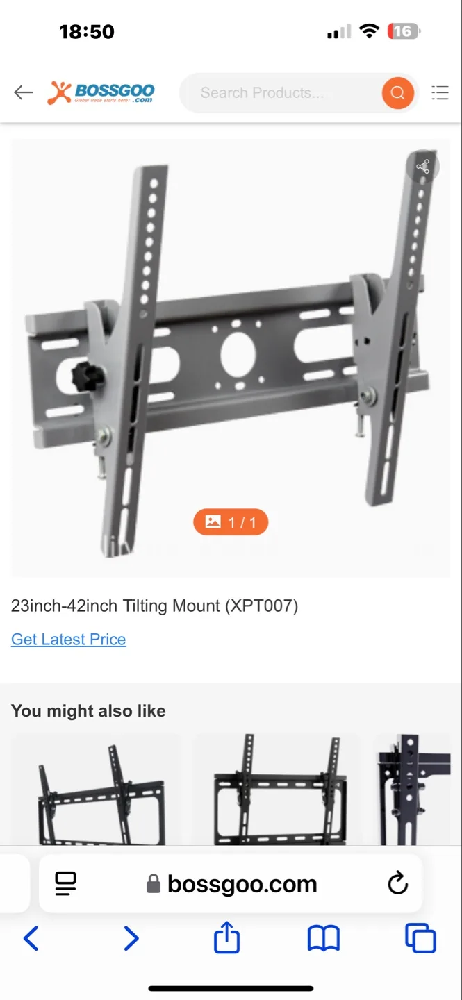 23-42 inch Tilting TV Wall Mount thumbnail