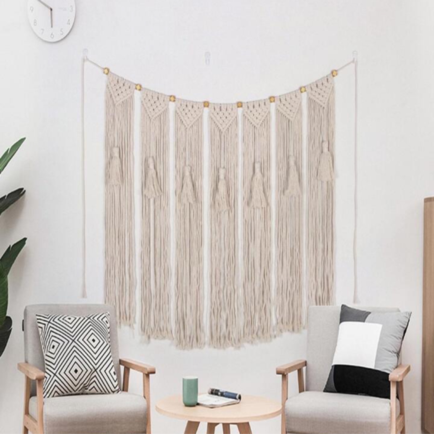 Macrame Wall Hanging Decor - Boho Style