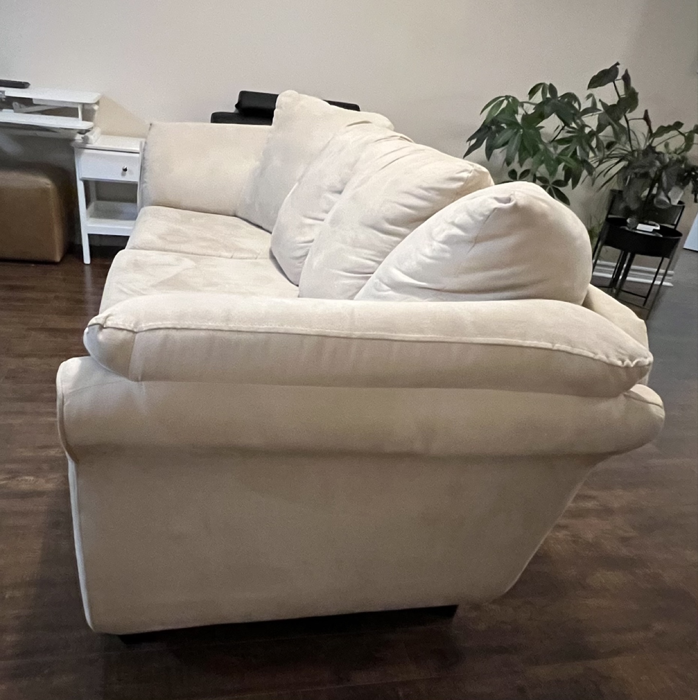 SOLD: Beige three-seater sofa - photo 2